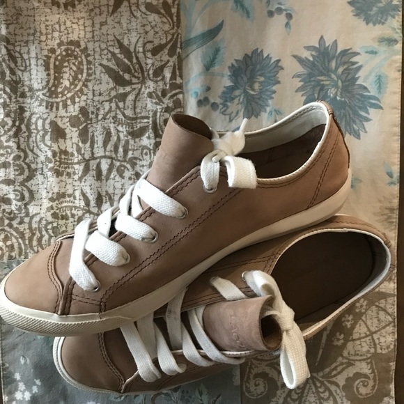 Retro Lacoste nubuck leather sneakers UK 6, EU 39.5, USA 8 - Picture 3 of 6